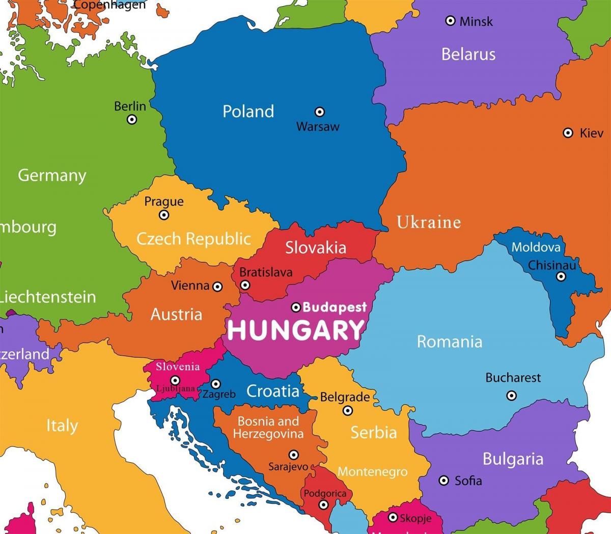 austria peta dalam peta dunia