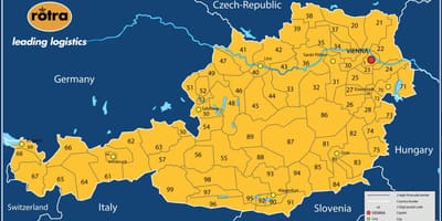 Peta kode pos austria 