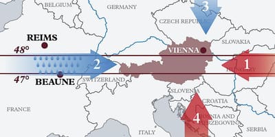 Peta dari austria iklim