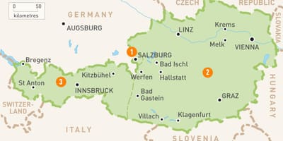 Peta dari bregenz, austria