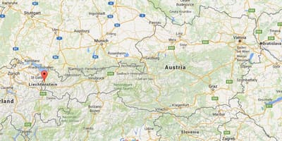 Peta dari feldkirch, austria