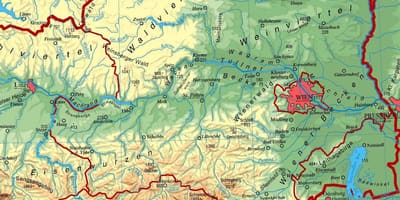 Peta dari lower austria