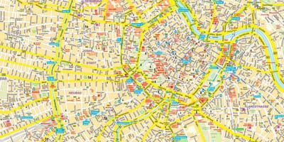 City street map of vienna austria