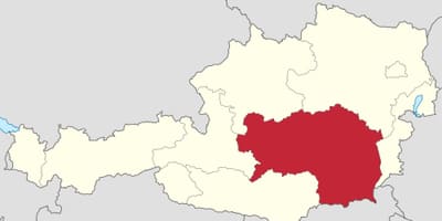 Peta dari styria austria