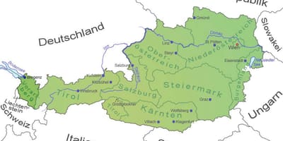 Peta dari austria vorarlberg